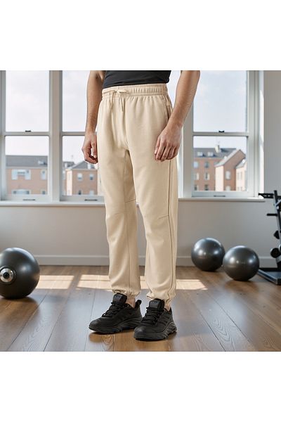 Adot Regular Fit Joggers with Drawstring Closure