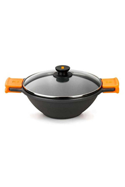 Bra Tigaie BRA Braisogona Negru/Portocaliu Metal Aluminiu Ø 28 cm