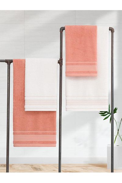 Karna Home 4-Piece Towel Set Spruce 50X90