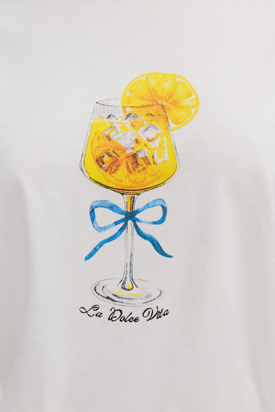 Addax Μπλουζάκι με στάμπα P10477