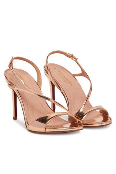 Tamaris Sandale roz pentru femei TAMARIS-1-28362-44 952 ROSE METALLIC