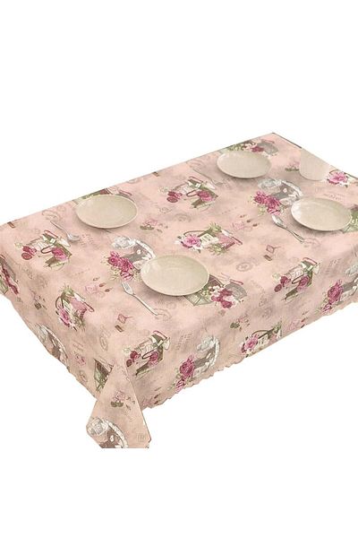 PUFO Fata de masa Pofo Jardin Romatique musama, 140 x 180 cm
