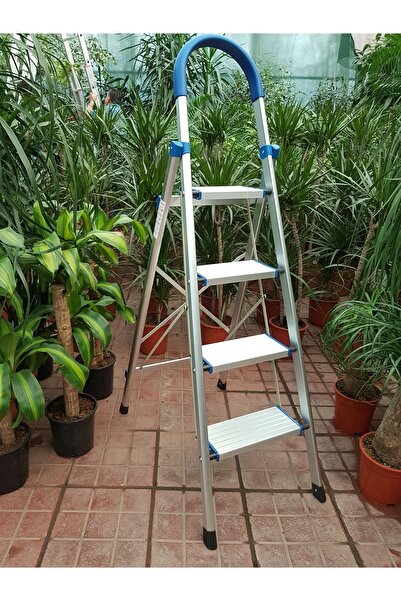 Genel Markalar Merdiven Mini Ev Tipi Alüminyum Marka 4 Basamaklı