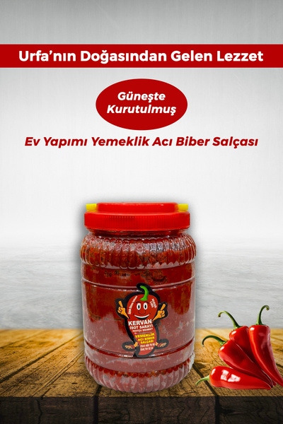 KERVAN İSOT SARAYI Yemeklik Ev Yapımı Acı Biber Salçası 2 KG