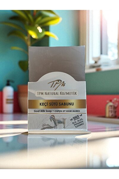 Tpm صابون نباتي مصنوع يدويًا من حليب الماعز 150 جرام
