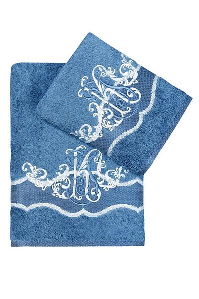 Karna Home Cotton Embroidered Adven Towel Set 50X90