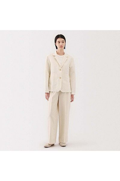 Muji Hemp Cotton Shirt Jacket