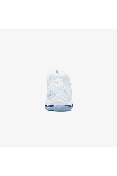 MIZUNO Wave Voltage 2 Mid Men's White Volleyball Shoes