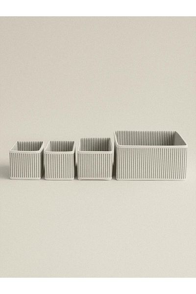 Minihol Felia 4-Piece Drawer Organizer Box Set