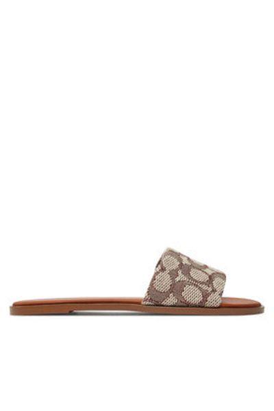 Coach Women's Flip-Flops brown COACH-CV386 URC COCOA/BURNISHED AMBER