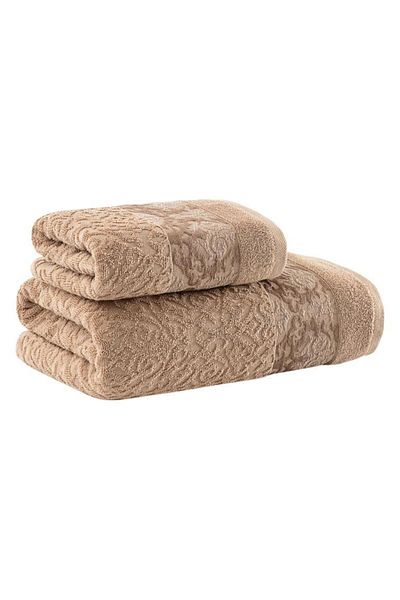 Karna Home Σετ πετσετών Jacquard Cotton Bond Κομψό και ανθεκτικό 50x90