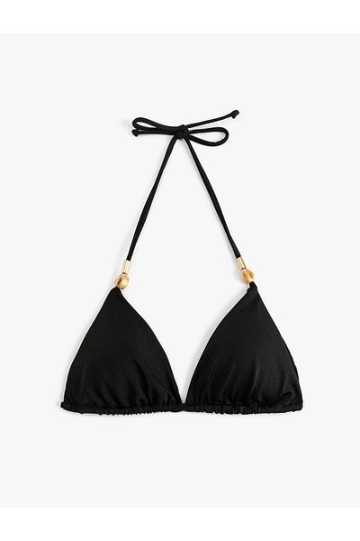 Koton Triangle Bikini Top with Accessories