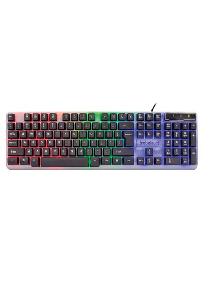 Diverse Gaming keyboard with 12 multimedia keys, anti-ghosting, Neon, LED backlight, cable length 1.8 m