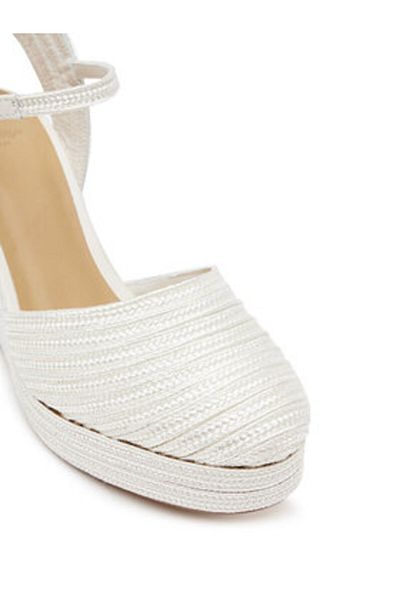 Castaner Espadrile de damă albe CASTANER-023115-200 ALB