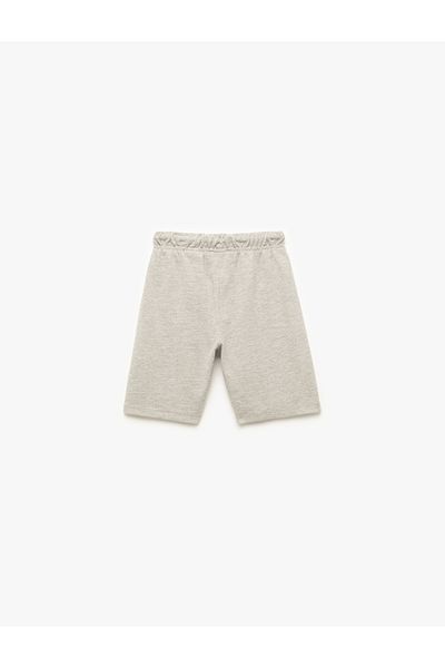Koton Cotton Lace-Up Waist Basic Shorts