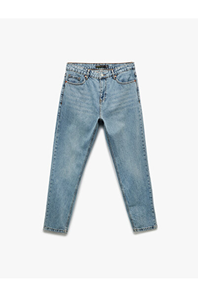 Koton Normal Bel Pamuklu Tapered Fit Jean Pantolon - Joe Jean
