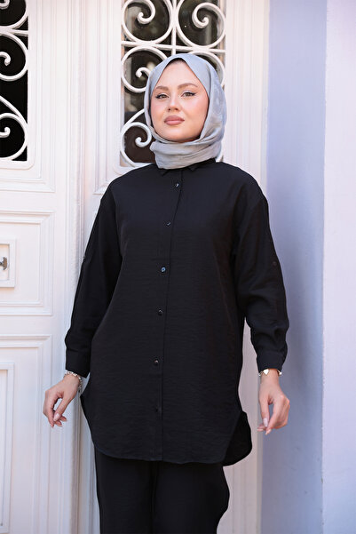 LOCCO Women's Shirt Double Suit Black