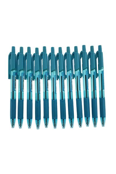 OEM Set of 12 mechanical pens with 0.7mm tip, Soft Grip, blue ink, ergonomic design, X-