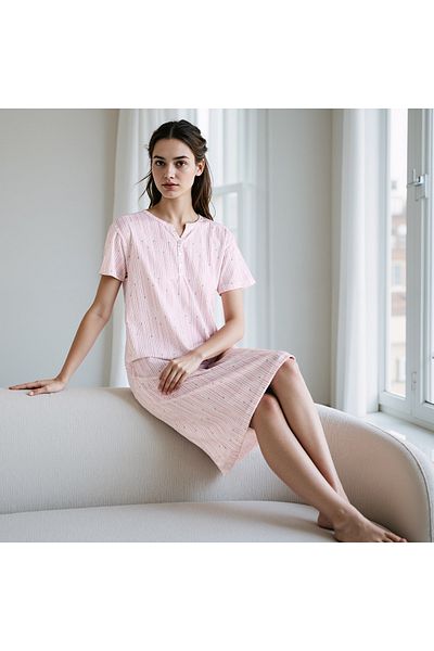 FAV All-Over Printed Night Dress