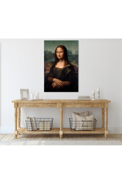 AllureArtDesign Mona Lisa Kanvas Tablo, Leonardo Da Vinci, Mona Lisa Tablo