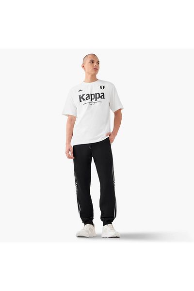 Kappa Kappa Logo Print Joggers with Drawstring Closure
