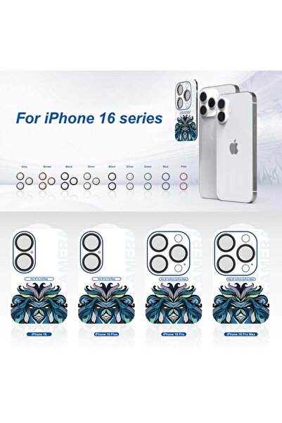 Lito Φιλμ κάμερας για iPhone 16 Pro / 16 Pro Max, Προστατευτικό γυαλιού κάμερας S+, Διαφανές