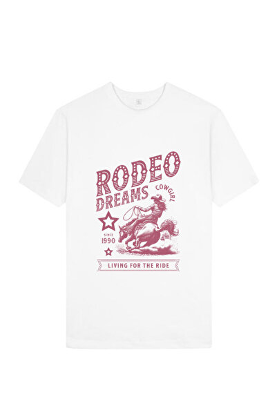 Lario RODEO DREAMS Oversize БІЛА ФУТБОЛКА