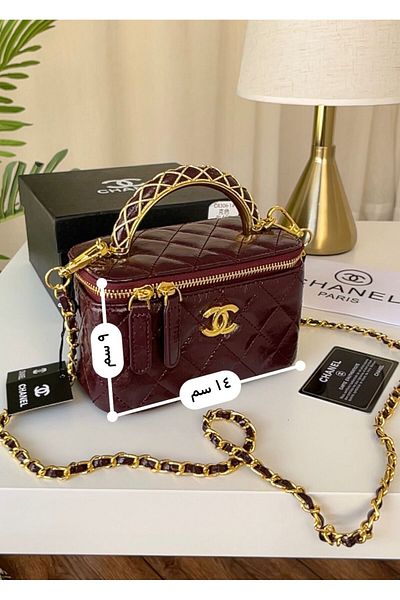 As Chanel حقيبة كتف شنطة من ماركة شانيل انيقة وحلوة مع ملحقاتها ماستر درجة اولى