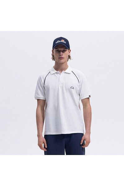 Ellesse Em407-Of Polo Neck Men's T-Shirt - Off White
