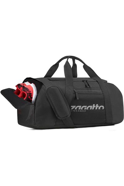 zagatto Multifunctional gym/travel bag, black, waterproof, 50x25x25 cm, casual style, ZG757