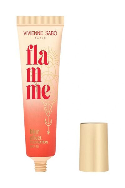 Vivienne Sabo Flamme Blur Effect Foundation Spf 20 01 Ivory - Medium Coverage & Radiant Satin Finish