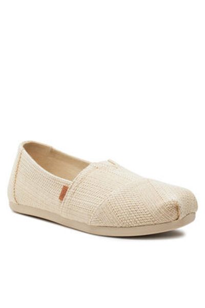 Toms Espadrile de damă bej TOMS-10020656 101 NAT UND MET LIN WM ALPR ESP