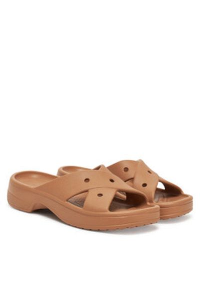 Crocs Women's Flip-Flops brown CROCS-210840 MILK CHOCOLATE