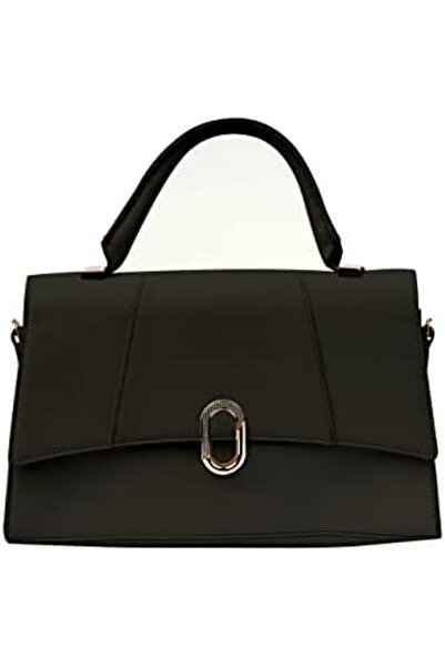 AMICA حقيبة ماريا النسائية المصنوعة من الجلد على شكل ساعة رملية مع قفل مغناطيسي