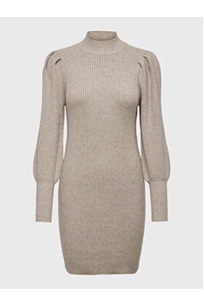 ONLY Women's Knitted dress beige ONLY-15232502 ONLKATIA MOCHA MERINGUE