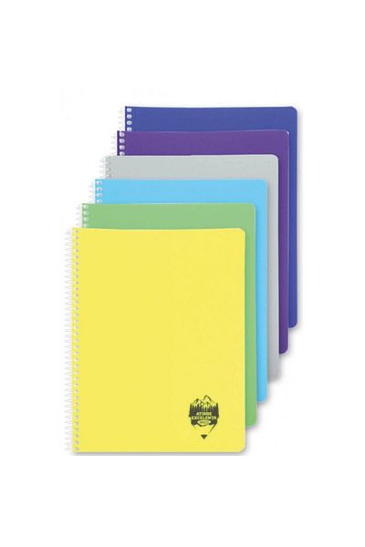 daço Daco A4 Notebook Reach Excellence, Spiral Bound, 144 Sheets, Plain Unruled, Plastic Cover