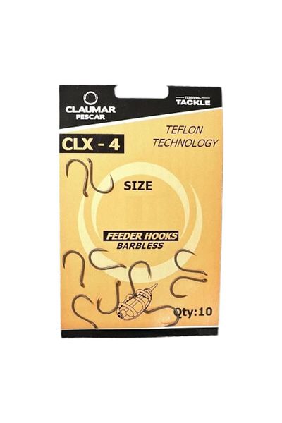Aqua Carlige Feeder CLX-4 Barbles Teflon Technology 10Buc/Plic Nr 12