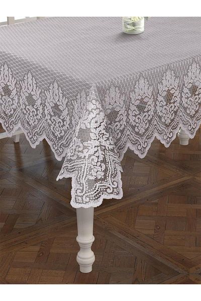 Karna Home Tablecloth Lace Marion Quadrilateral