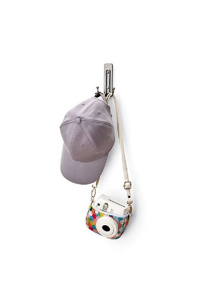 COMMAND Large Brushed Nickel Double Hook Silver 1.8kg