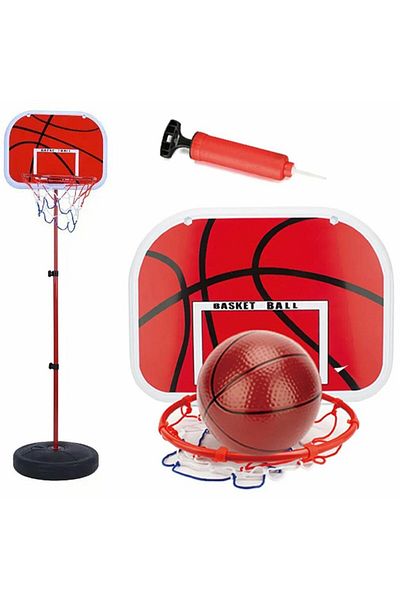 Aptel Basketball kit for children, basket, pump, ball, 90-150 cm