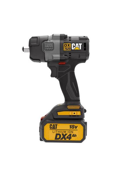 Cat DX 7020 18 Volt 4.0 Ah Dual Battery Brushless 700/880 Nm Professional Impact Wrench