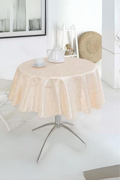 Karna Home Round Tablecloth Sparkling Pattern