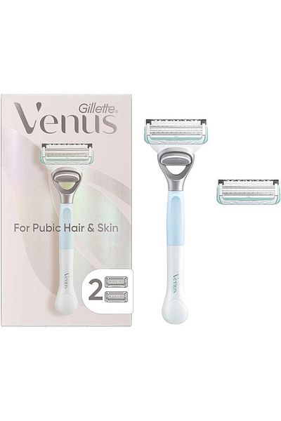 Gillette Venus Razor for hair and intimate skin, handle 2 refills