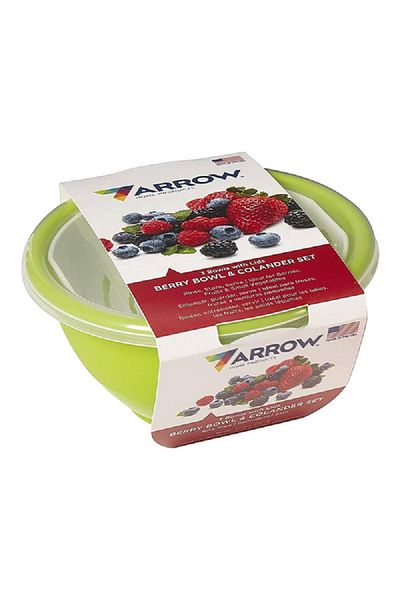 ARROW Dishwasher Safe Berry Bowl and Colander Set