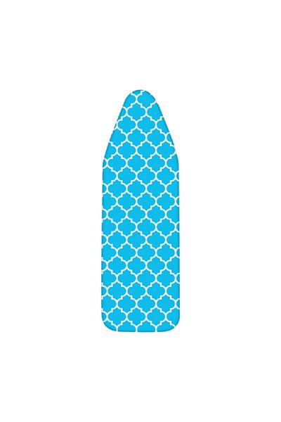 HONEYBEE Ironing Board Cover Blue and White 15 x 48cm