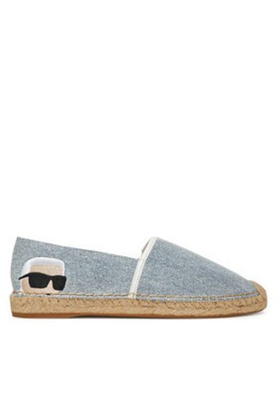 Karl Lagerfeld Espadrile albastre pentru femei KARL LAGERFELD-KL80111D DLB ALBASTRU DESCHIS DENIM