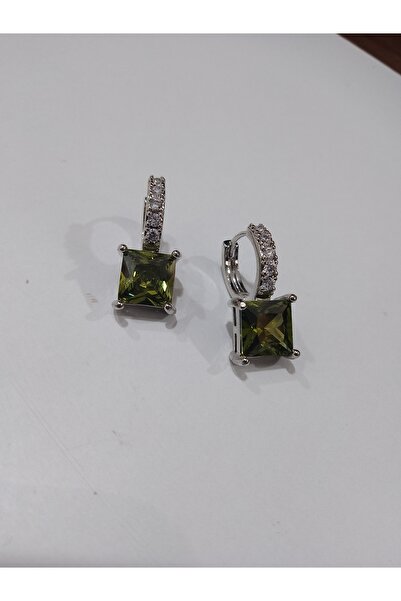 Lal takı Paslanmaz çelik taşlı küpe