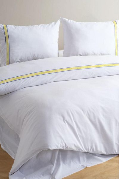 Çeyiz Diyarı Liana Embroidered 100% Cotton Double Duvet Cover Set