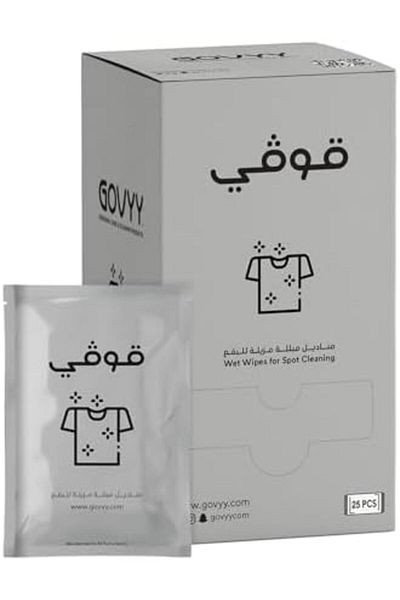 govyy Wet Wipes for Clothing Cleaning by Govyy, 25 Pieces