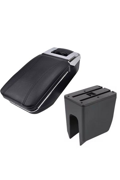 AVR AVR® armrest for Dacia Spring 1 (10.2020 - ) model 6H, black, eco-leather